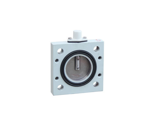 A válvula de aço inoxidável da borboleta de 6 polegadas DN50 flangeou temperatura média de 150mm