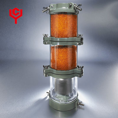Respiradouro alaranjado do gel de silicone da conexão da flange que desidrata o tipo L do transformador
