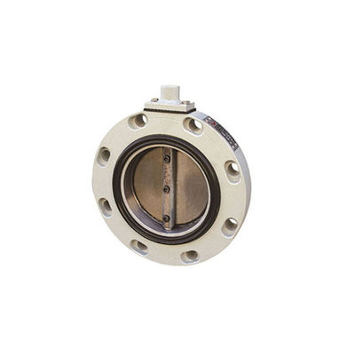 Círculo excêntrico da válvula de borboleta 300mm do vácuo de aço inoxidável com fechamento
