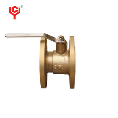 O manual 2 a maneira de bronze da bola 2 da válvula de porta da polegada flangeou para o líquido